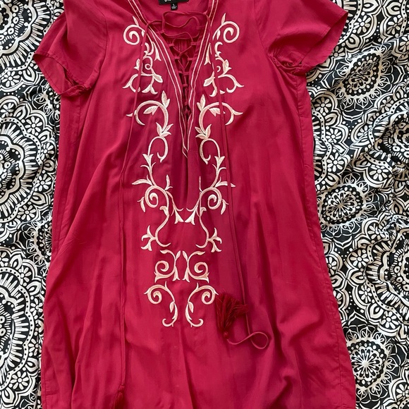 Lulus Embroidered Dress - Picture 1 of 4